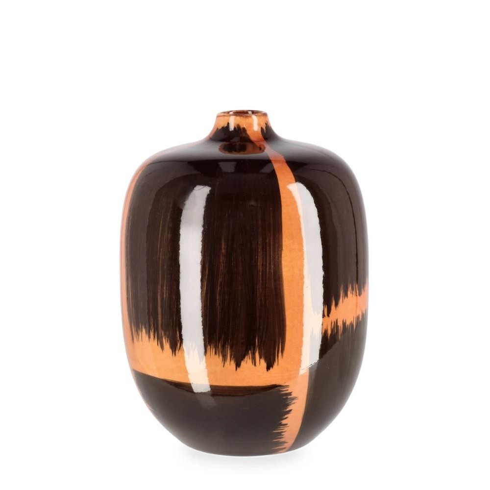 BOTTIGLIA DECORATIVA KAIA MOGANO H.25